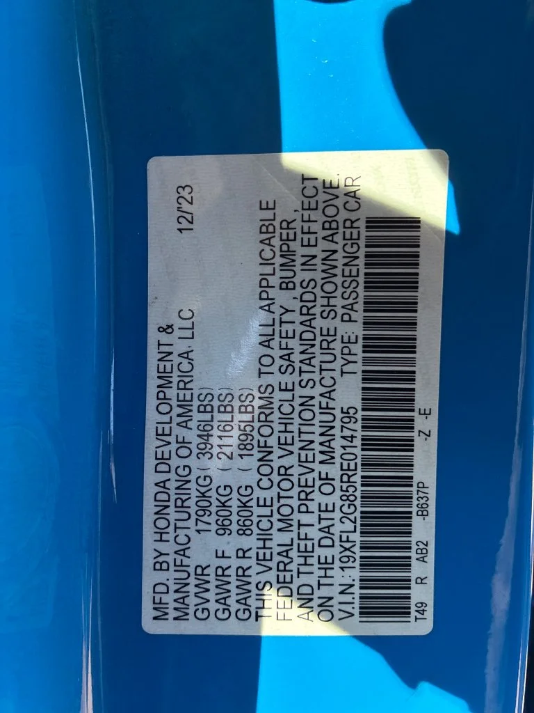 Used 2024 Blue Honda Sport image 28