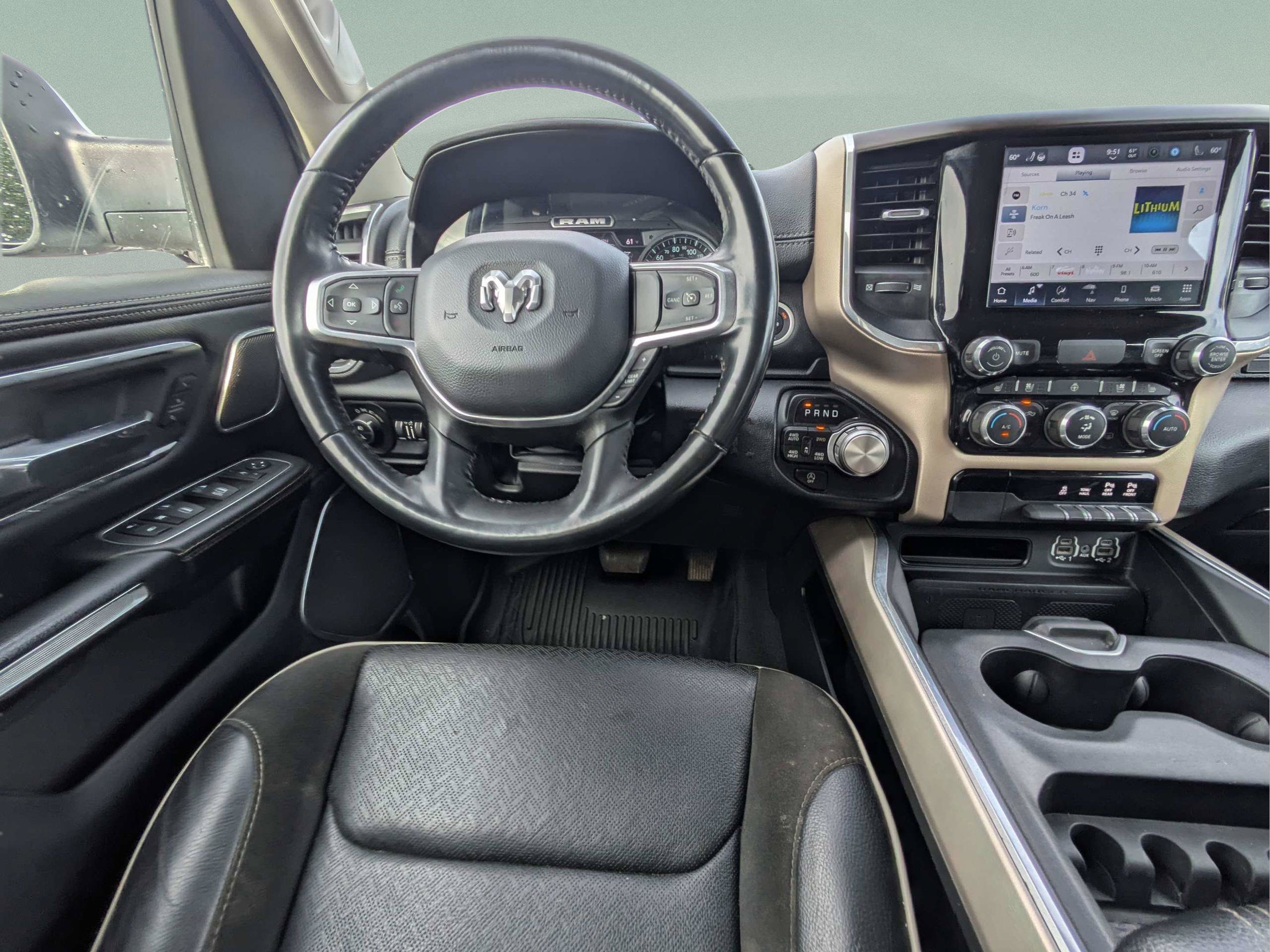 Used 2022 Bright White Clearcoat Ram Laramie image 14