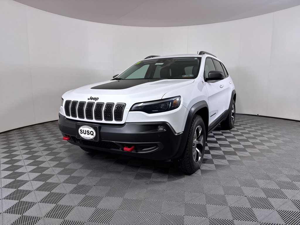 Used 2019 Bright White Clearcoat Jeep Trailhawk Elite image 18