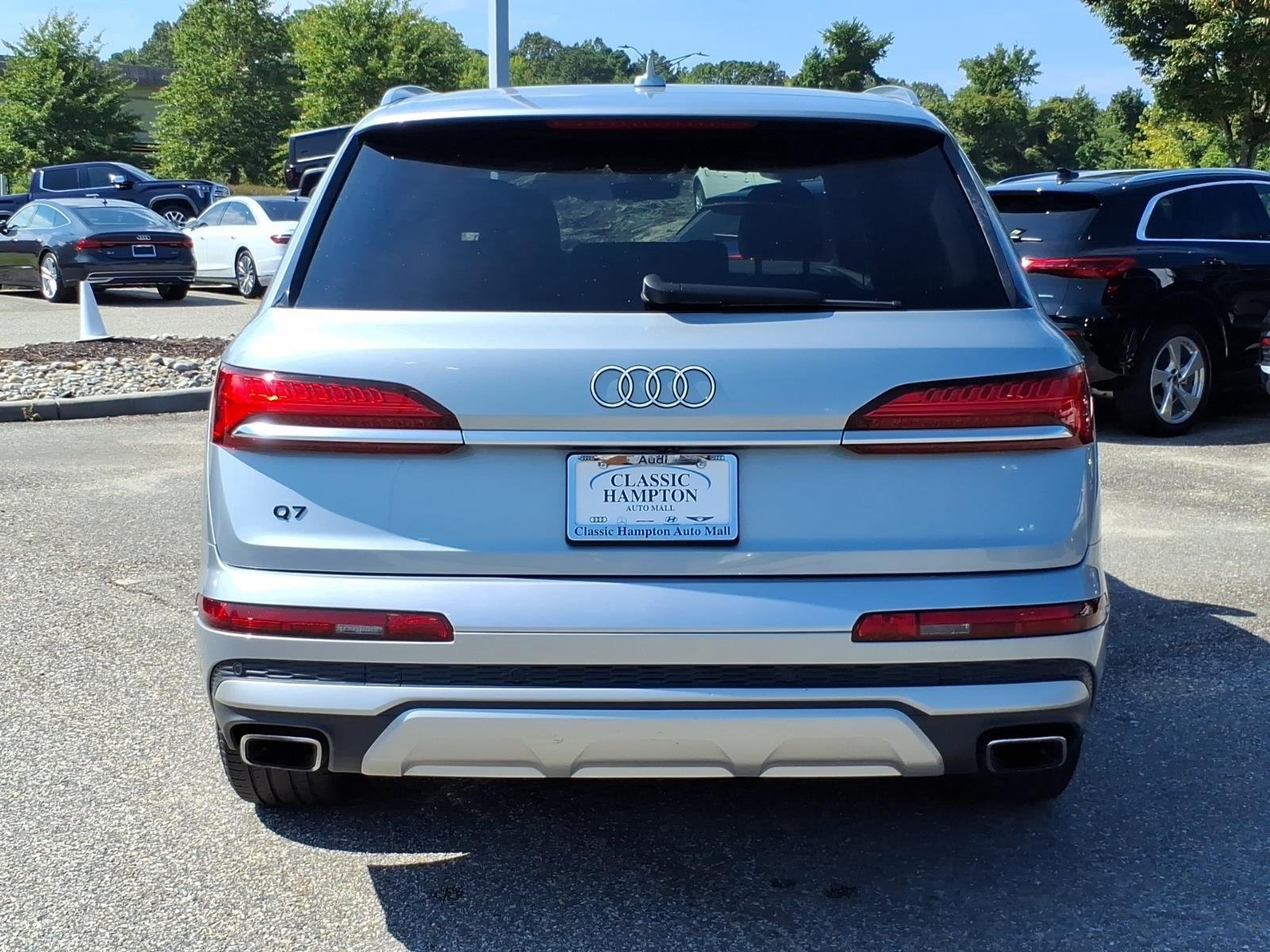 Used 2025 Satellite Silver Metallic Audi Premium Plus image 9