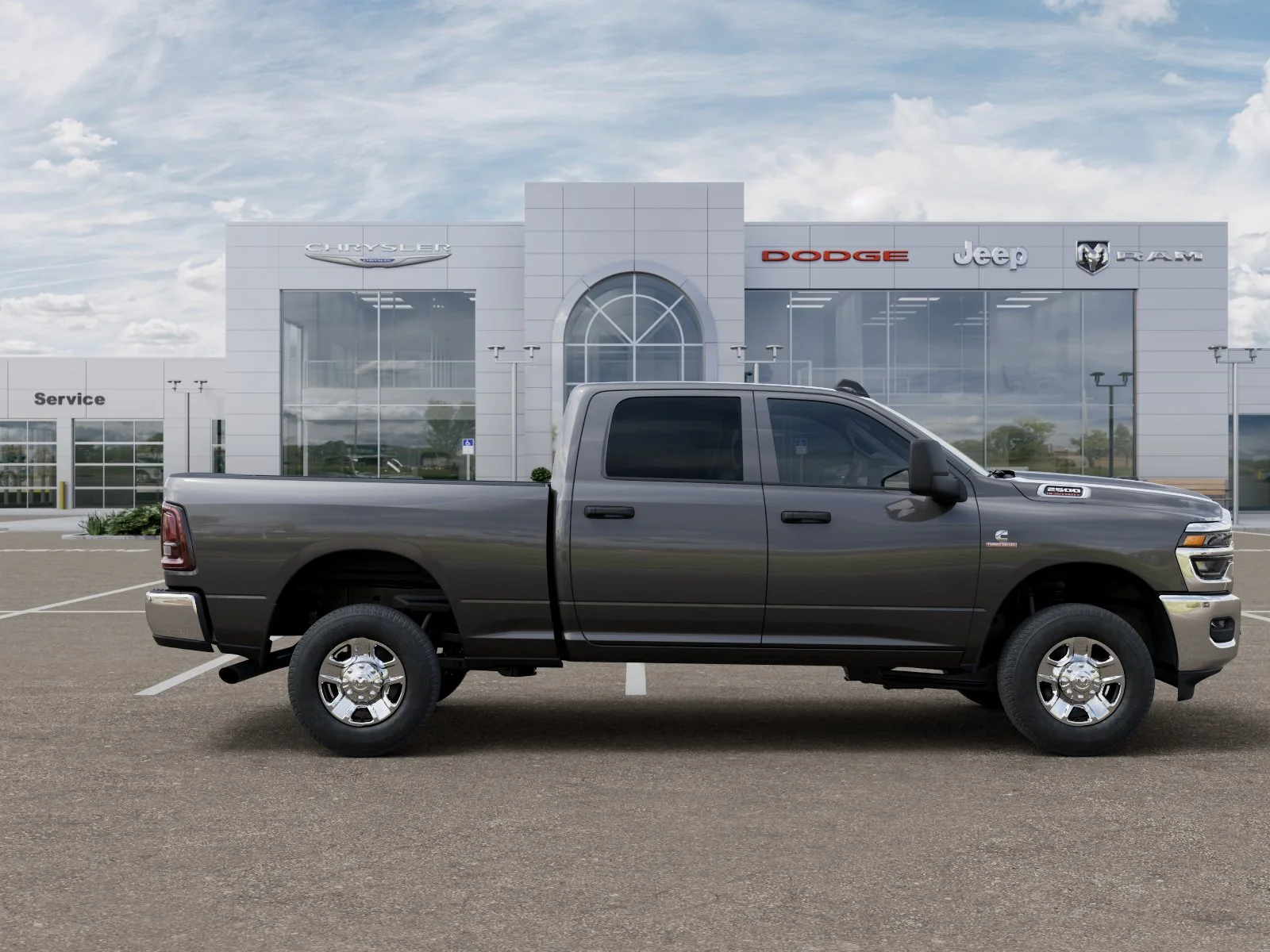 New 2025 Granite Crystal Metallic Clear-Coat Exterior Paint RAM Tradesman image 32