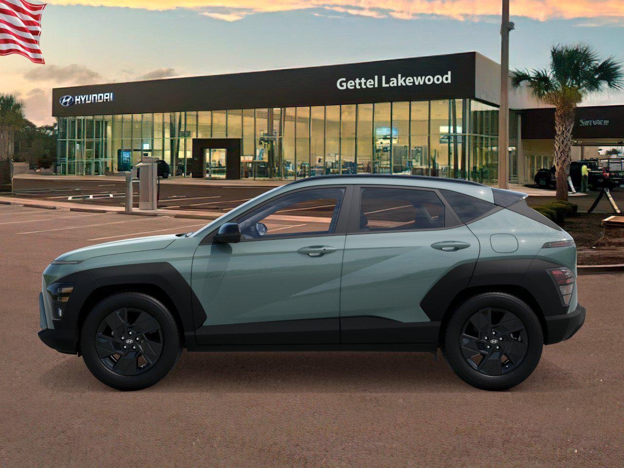 New 2027 Green Hyundai SEL Sport AWD image 3