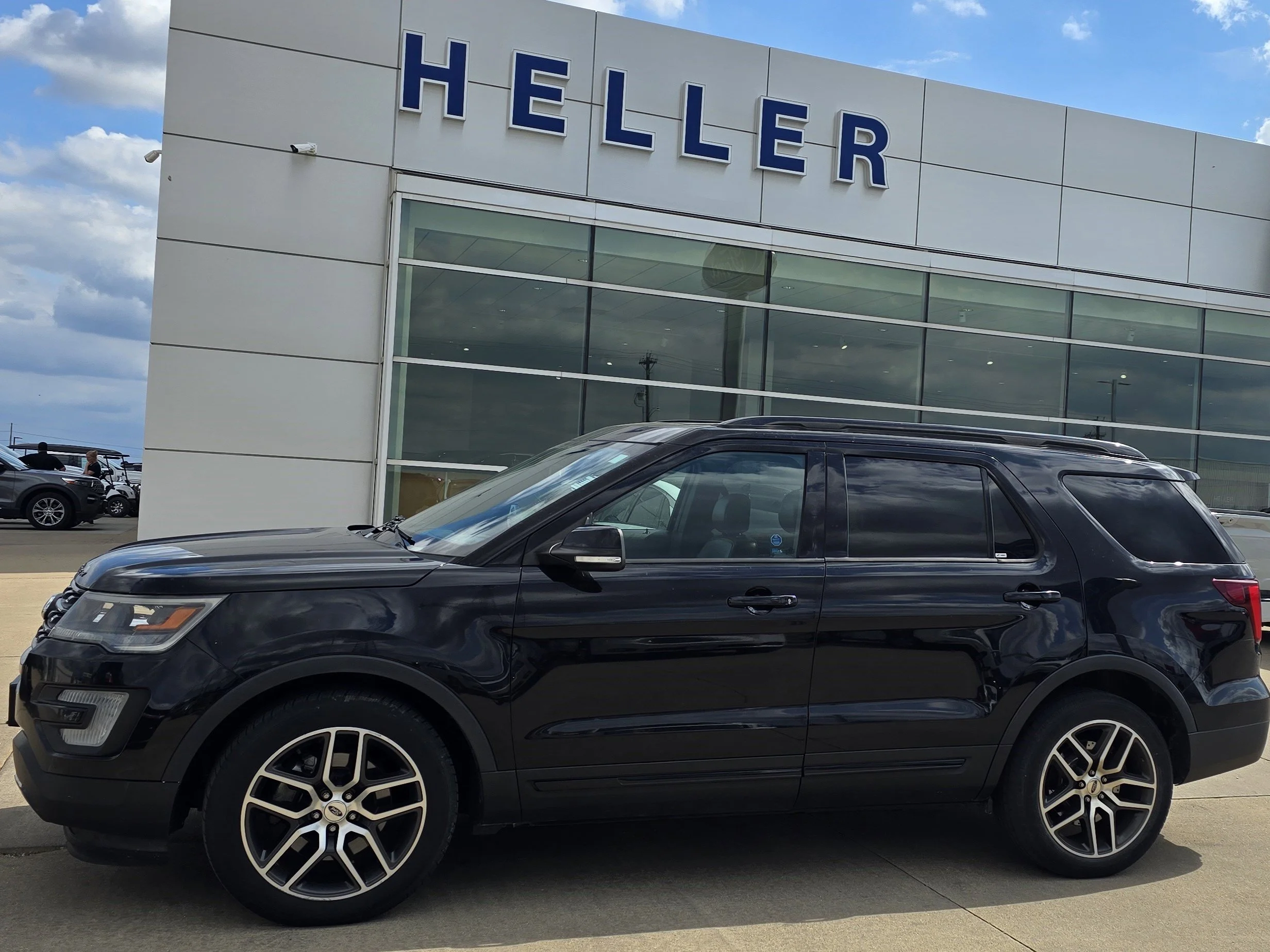 Used 2016 Shadow Black Ford Sport image 3