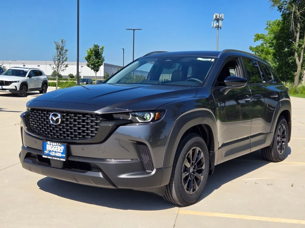 New 2026 Machine Gray Metallic Mazda Preferred AWD image 3