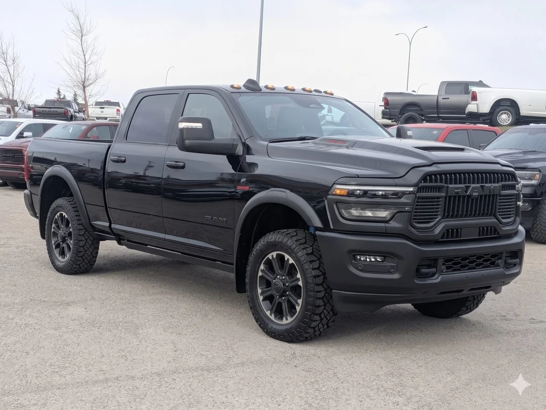 New 2026 Black RAM Rebel - - 6.7L Cummins HO - Rebel Lvl 2 Grp - Rear Air Susp - 5th Wheel/Gooseneck Prep & More! image 2