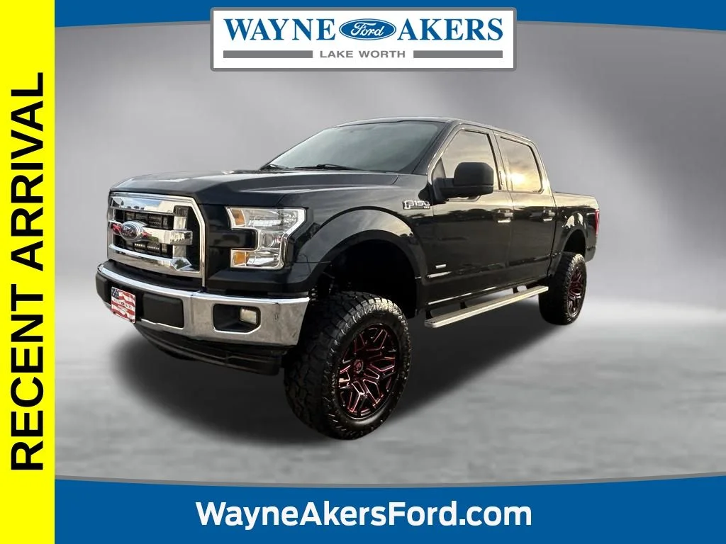 Used 2017 Shadow Black Ford XLT image 1