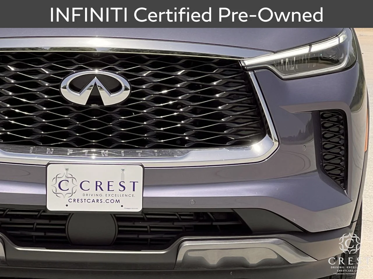 Certified Used 2025 Moonbow Blue Black Obsidian INFINITI AUTOGRAPH image 12