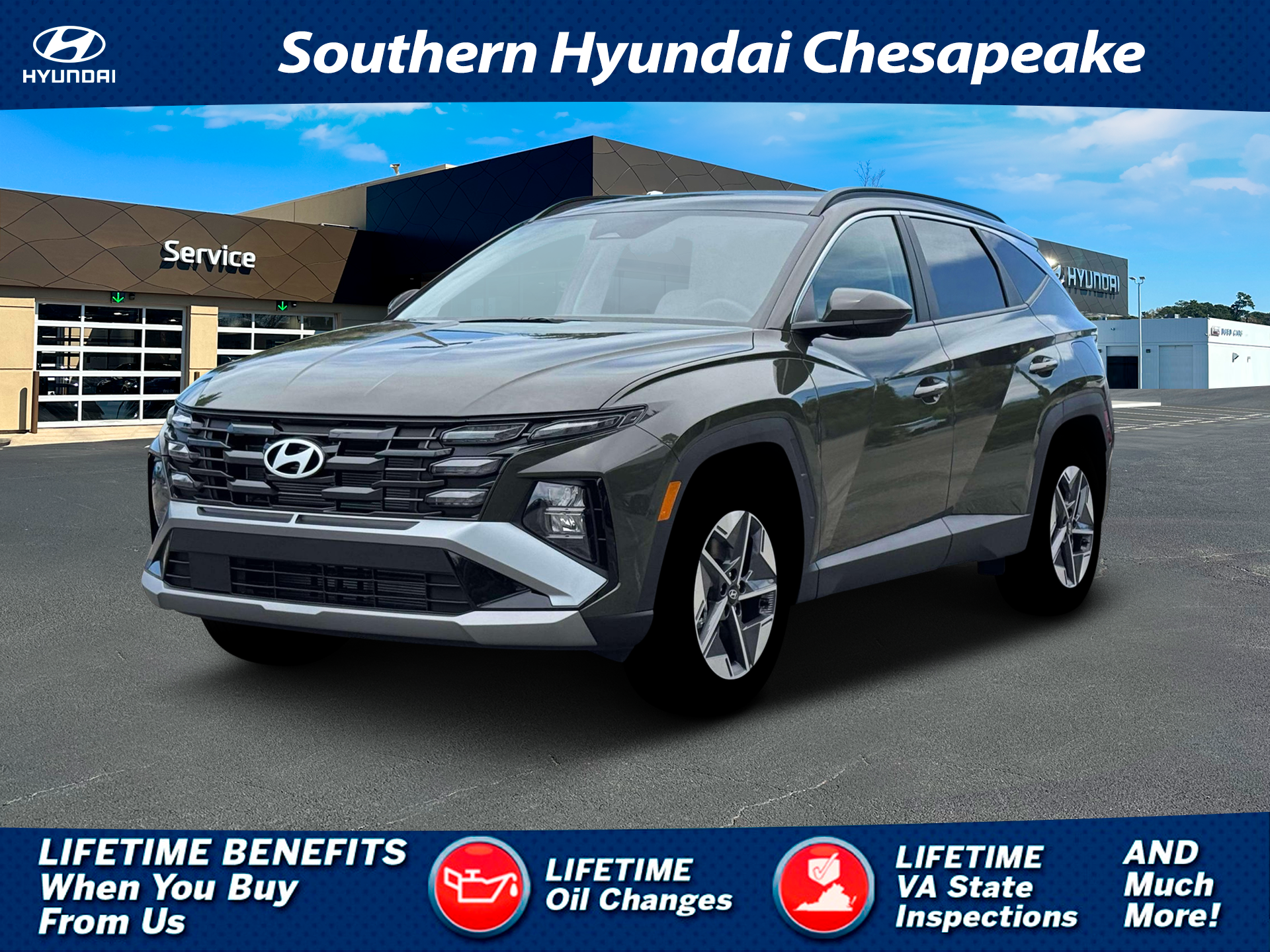 New 2026 Green Hyundai SEL AWD image 1