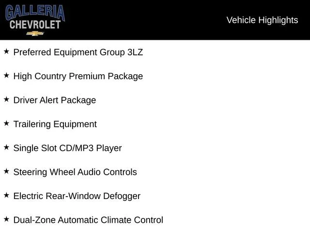 Used 2015 BLACK Chevrolet High Country image 5