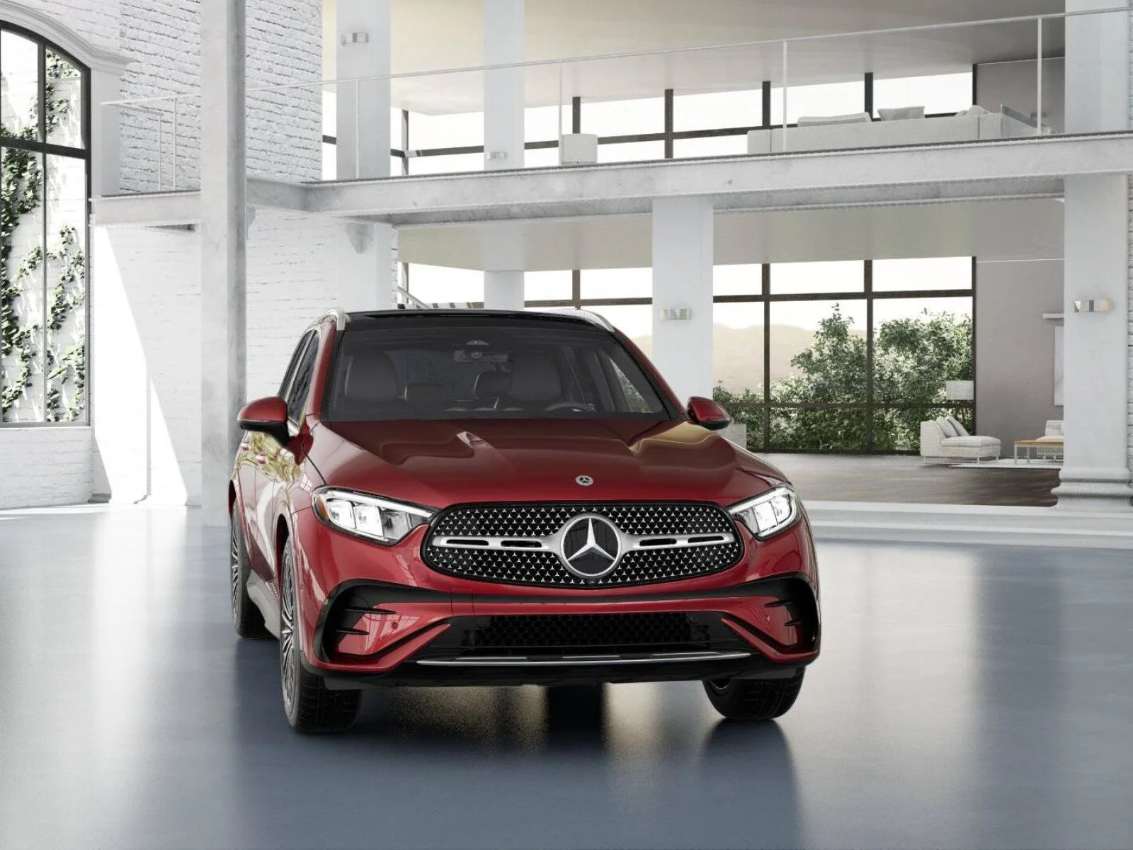 New 2026 MANUFAKTUR Patagonia Red Metallic Mercedes-Benz GLC 300 image 9