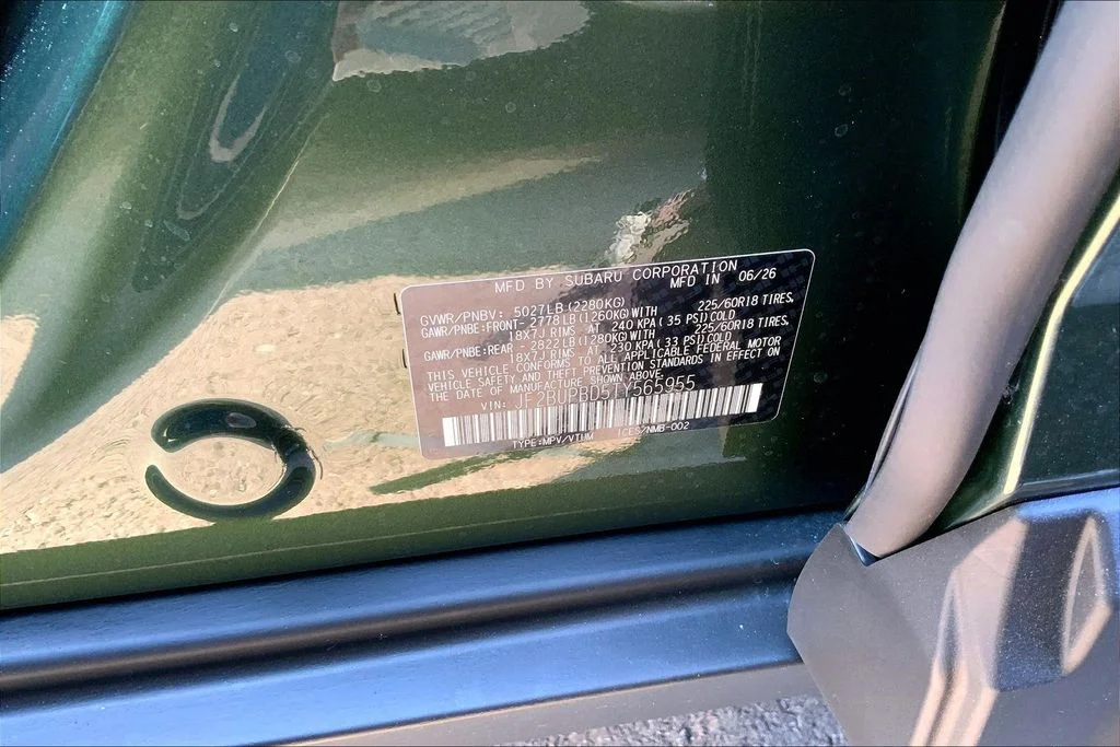New 2026 Green Subaru Premium image 14