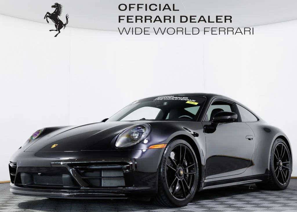 Used 2023 Black Porsche Carrera 4 GTS Manual image 1