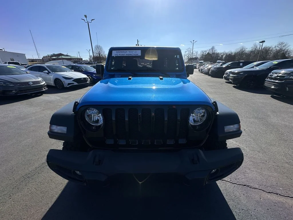 Used 2022 Blue Jeep Unlimited Willys image 26
