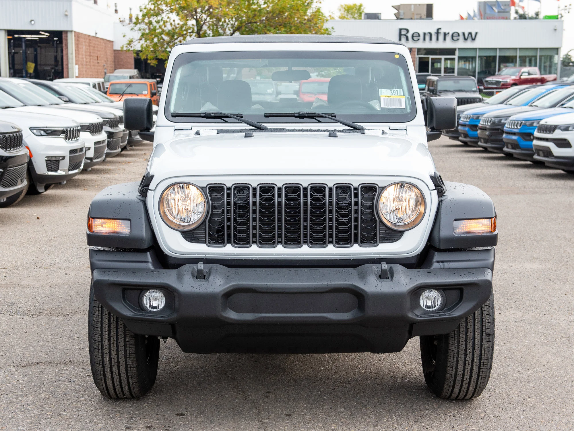 Used 2025 White Jeep Sport* 2 Door, Soft Top 4x4 image 7