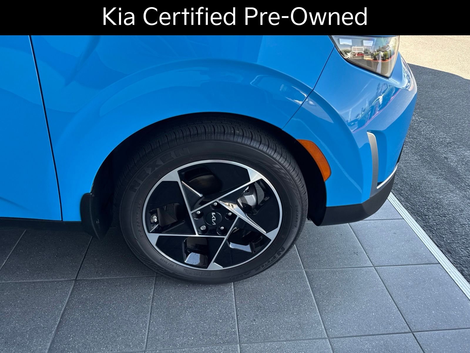 Certified Used 2024 Surf Blue Kia EX image 23