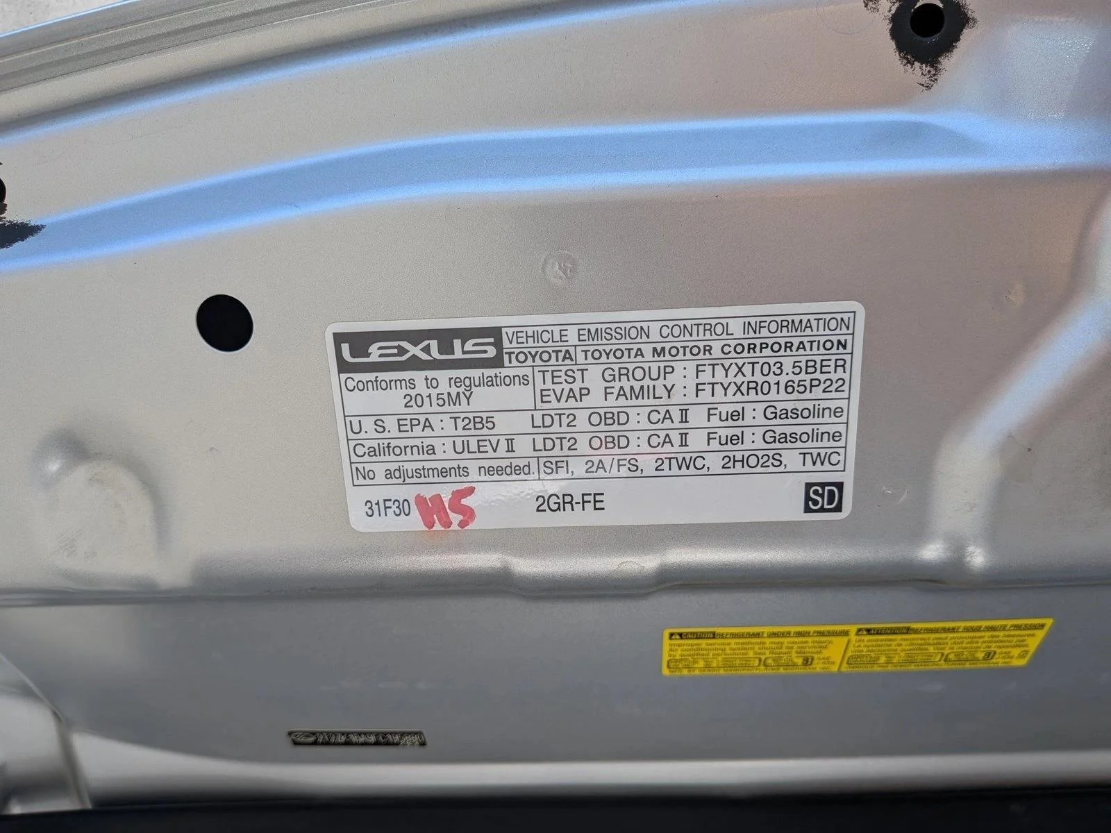 Used 2015 Silver Lining Metallic Lexus  image 24