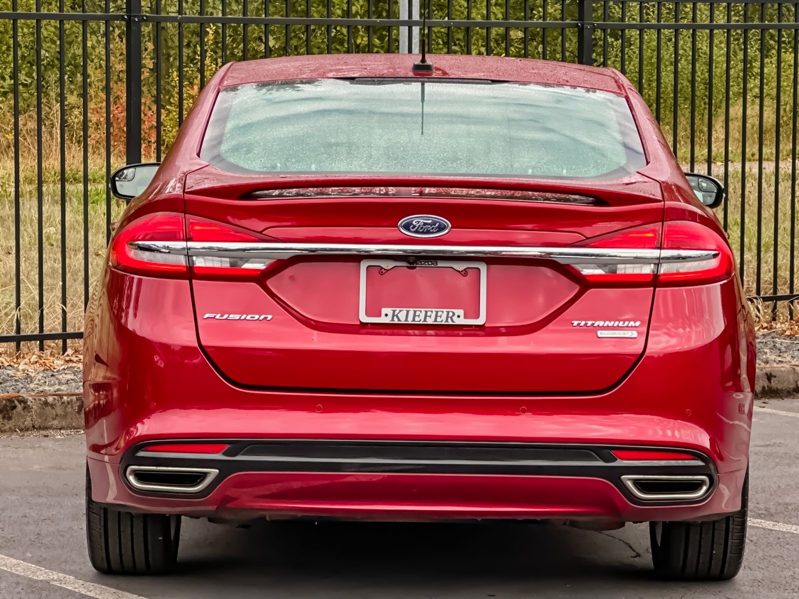 Used 2017 Red Ford Titanium image 4