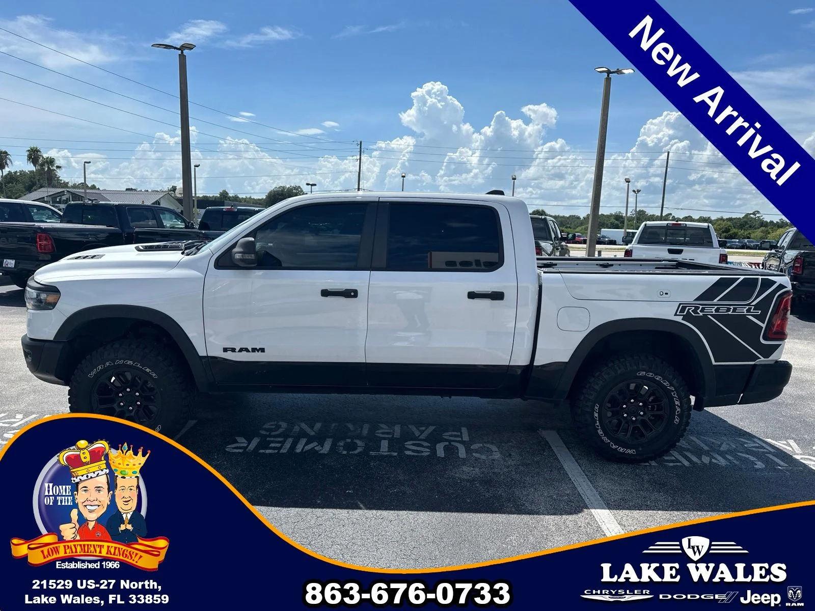 Used 2025 White Ram Rebel image 6