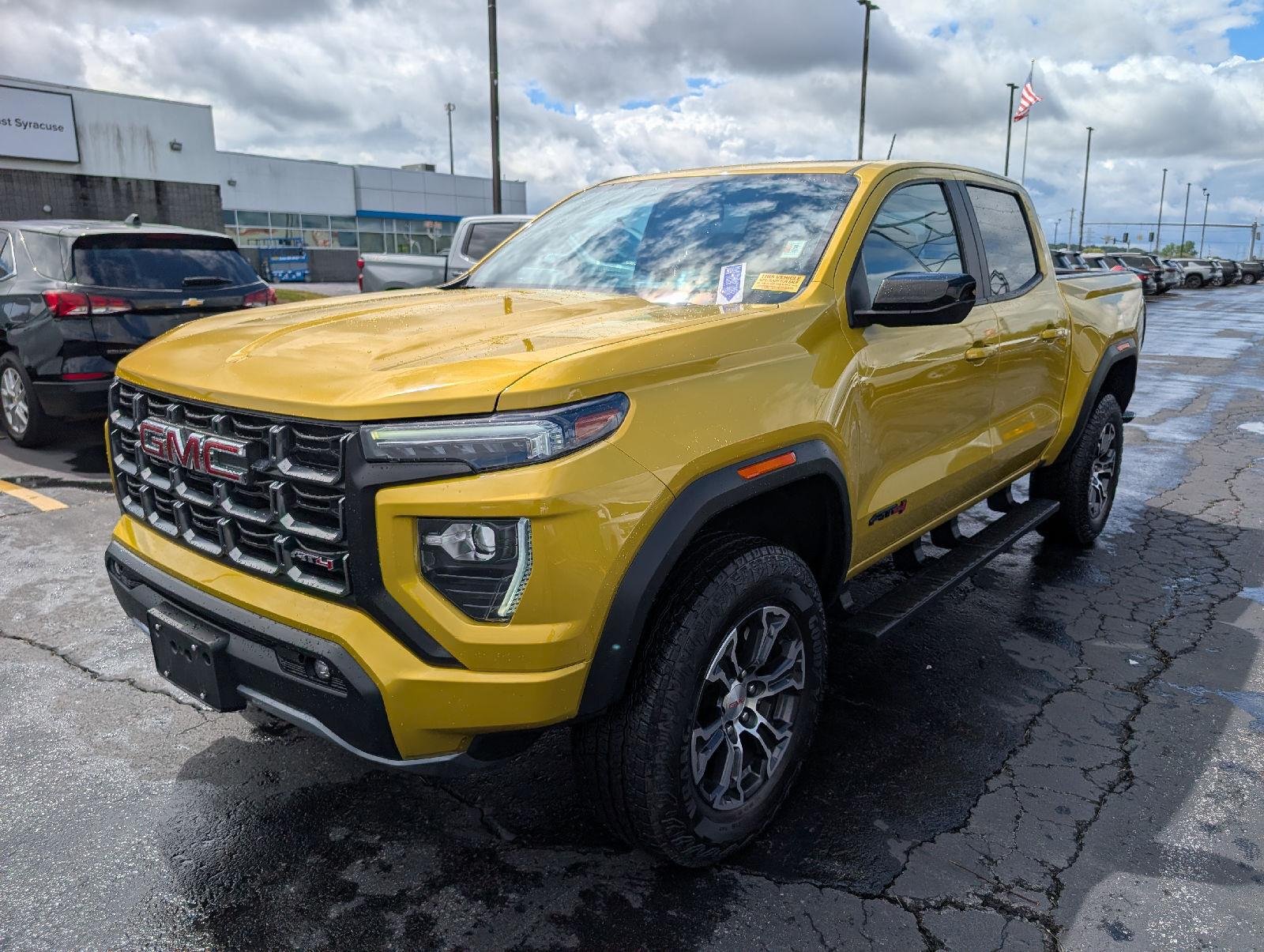 Used 2023 Solar Flare Metallic GMC 4WD AT4 image 4