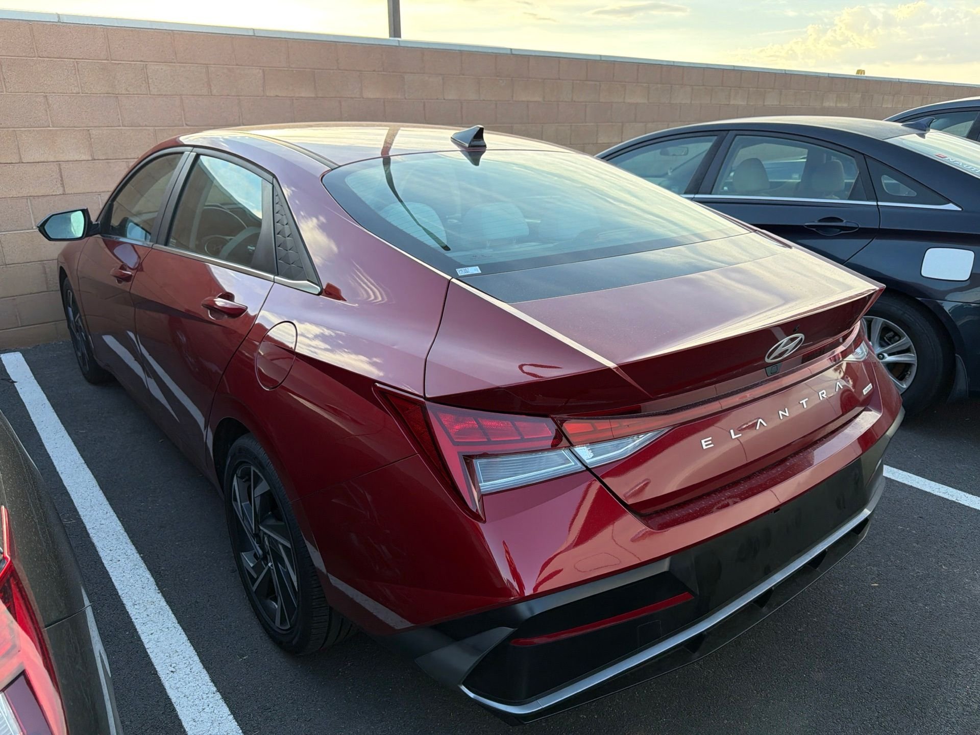 Certified Used 2025 Red Hyundai Limited image 2