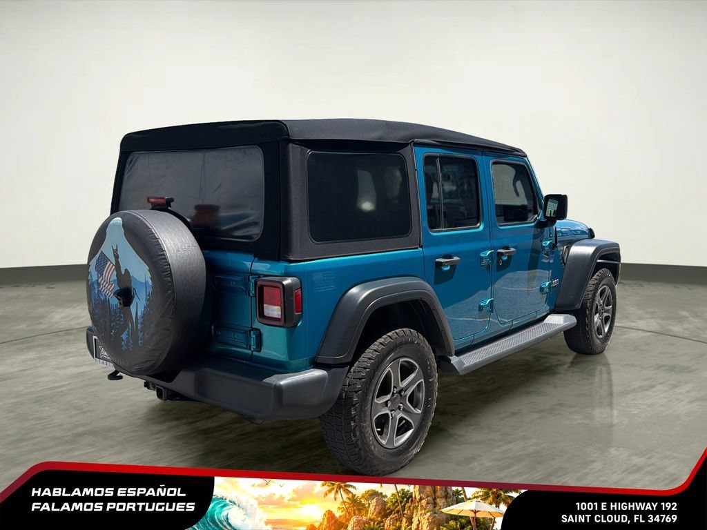 Used 2019 Teal Jeep Sport S 4x4 image 6
