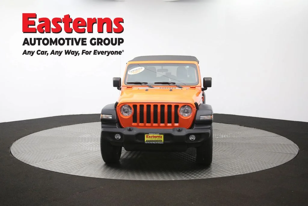 Used 2018 Orange Jeep Unlimited Sport S image 51