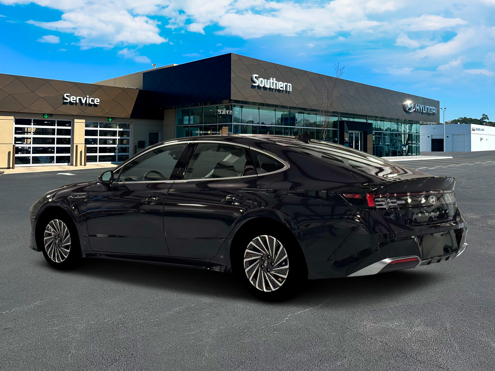 New 2026 Blue Hyundai SEL image 4