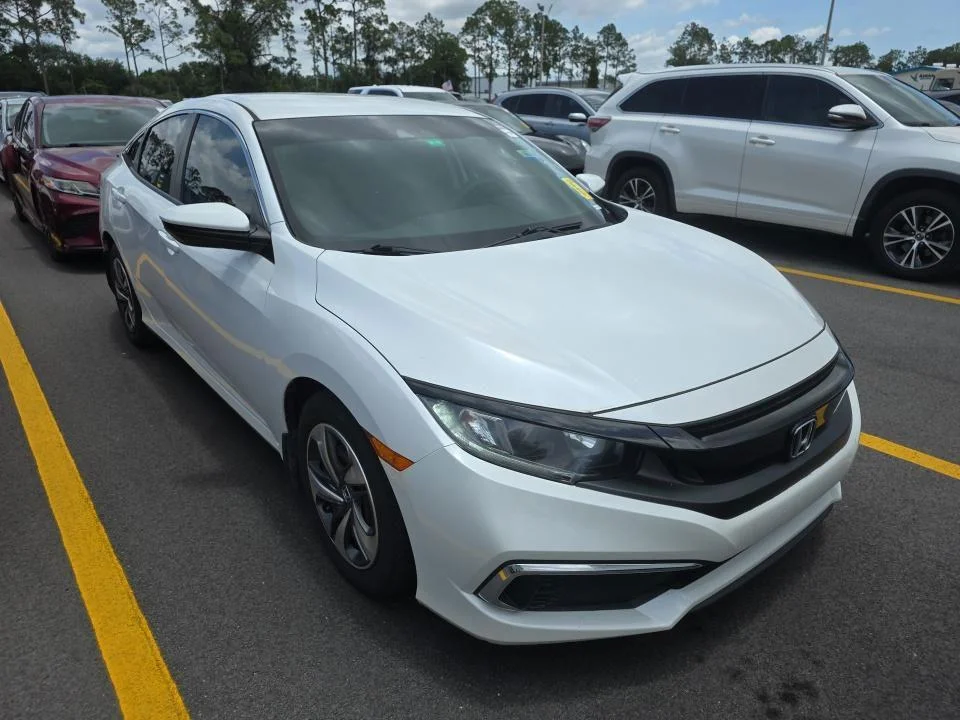 Used 2020 Platinum White Pearl Honda LX image 2