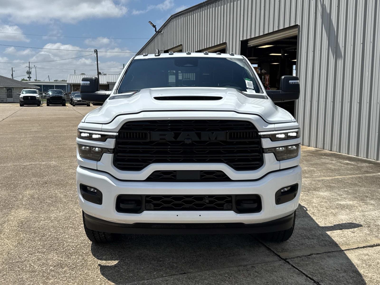 New 2026 Bright White Clear-Coat Exterior Paint RAM Laramie image 2