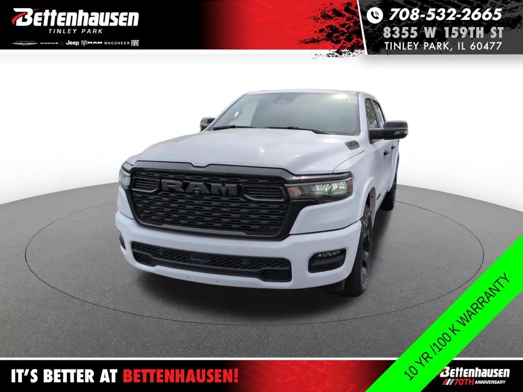 New 2026 Bright White Clear-Coat Exterior Paint RAM Big Horn/Lone Star image 2