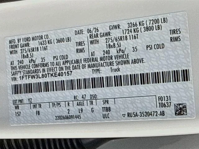 New 2026 Oxford White Ford XLT image 64