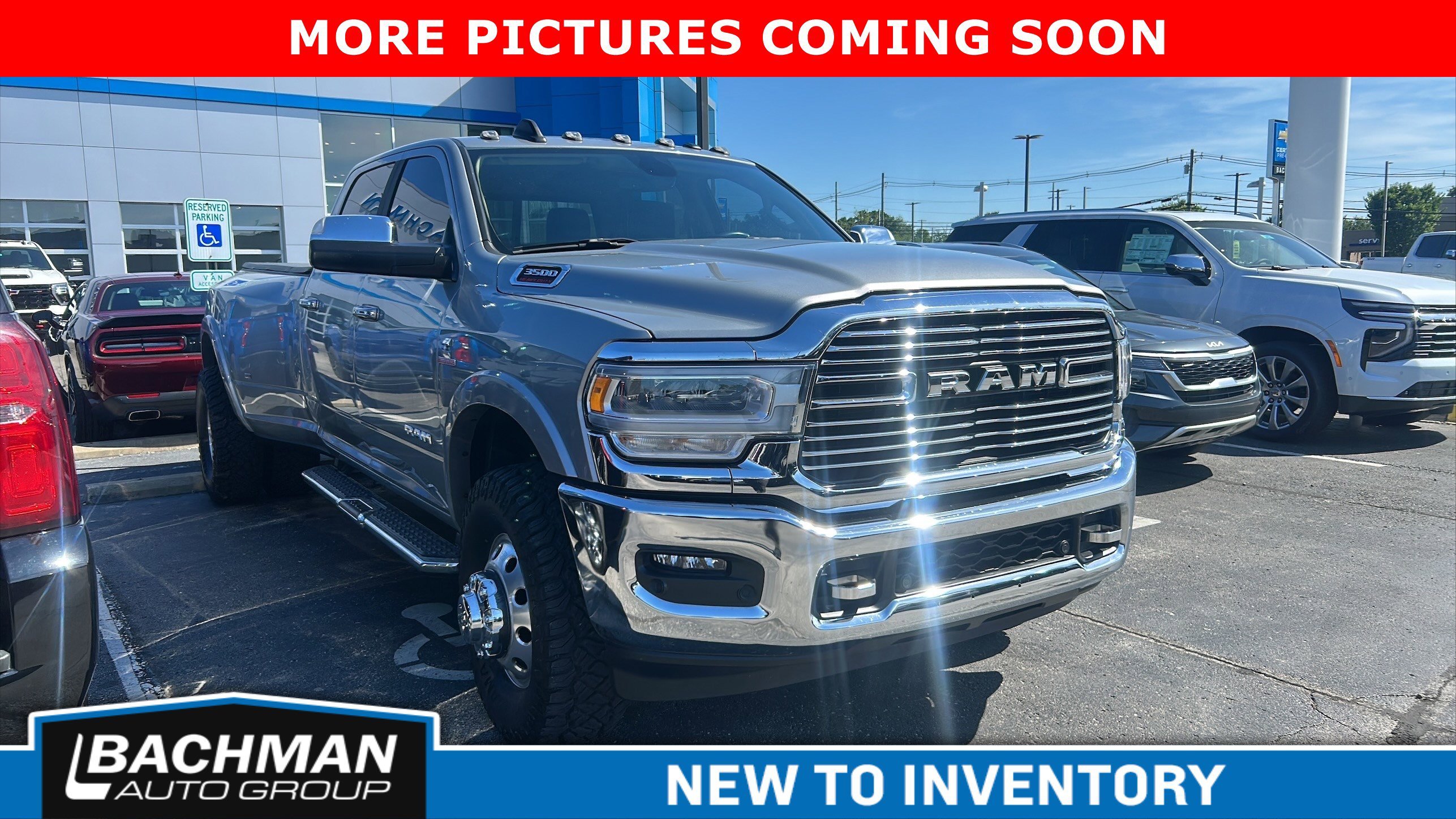 Used 2022 Billet Silver Metallic Clearcoat Ram Laramie image 1