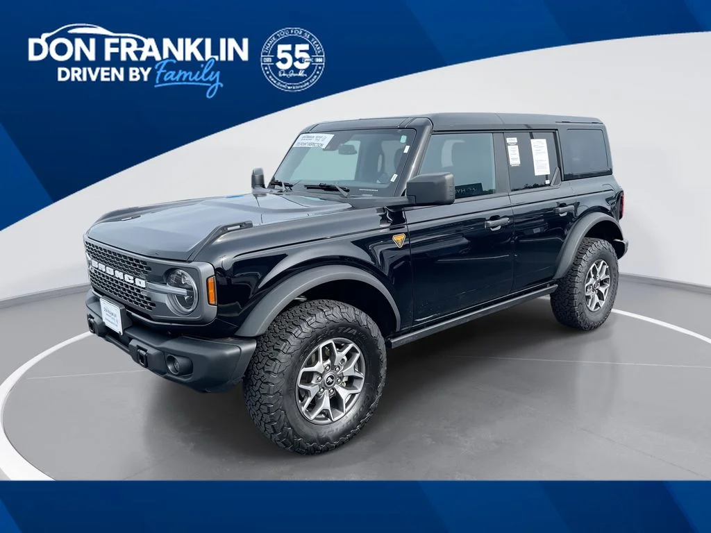 Used 2025 Black Ford Badlands image 1