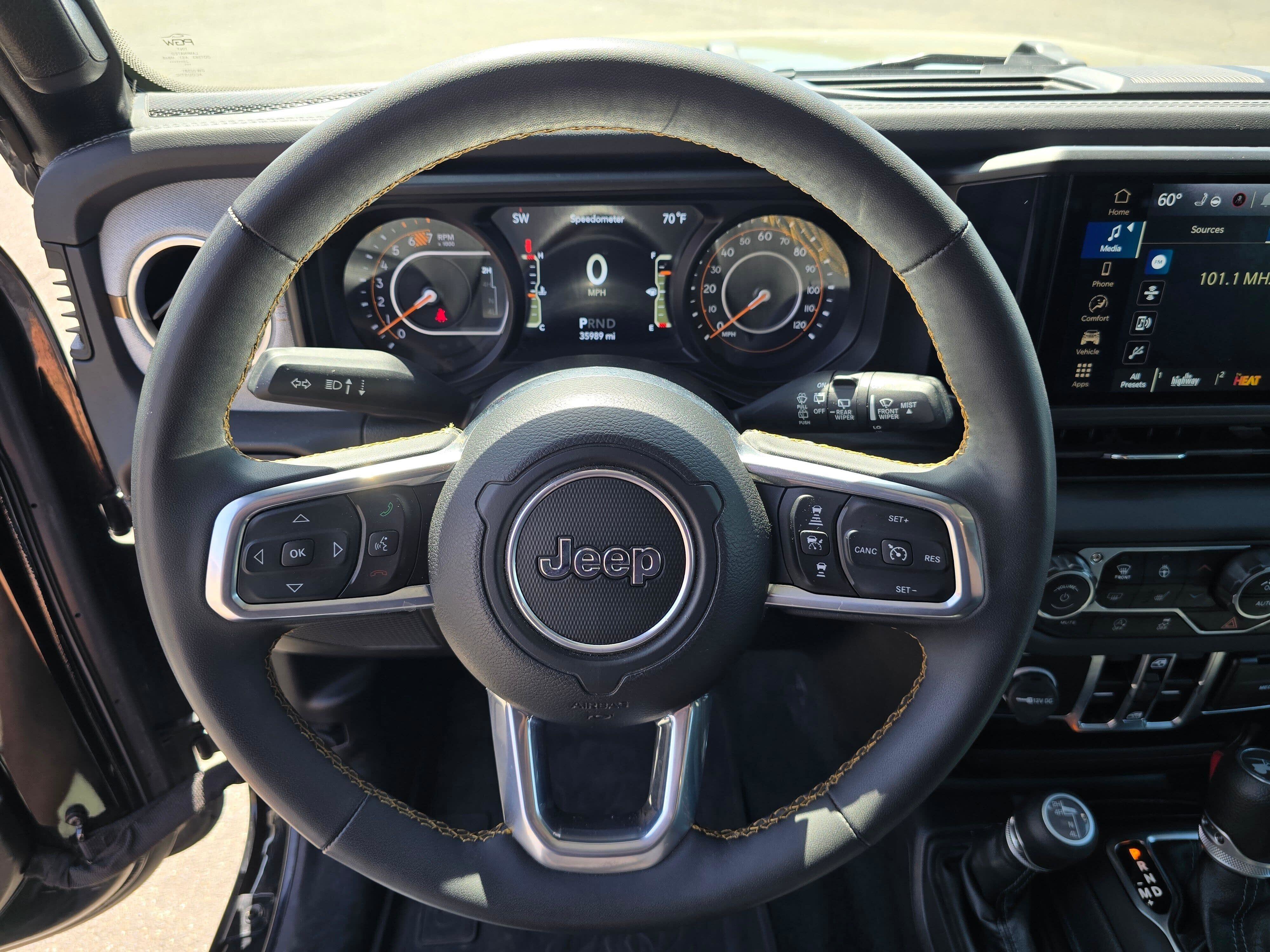 Used 2024 Black Clearcoat Jeep Sahara image 16