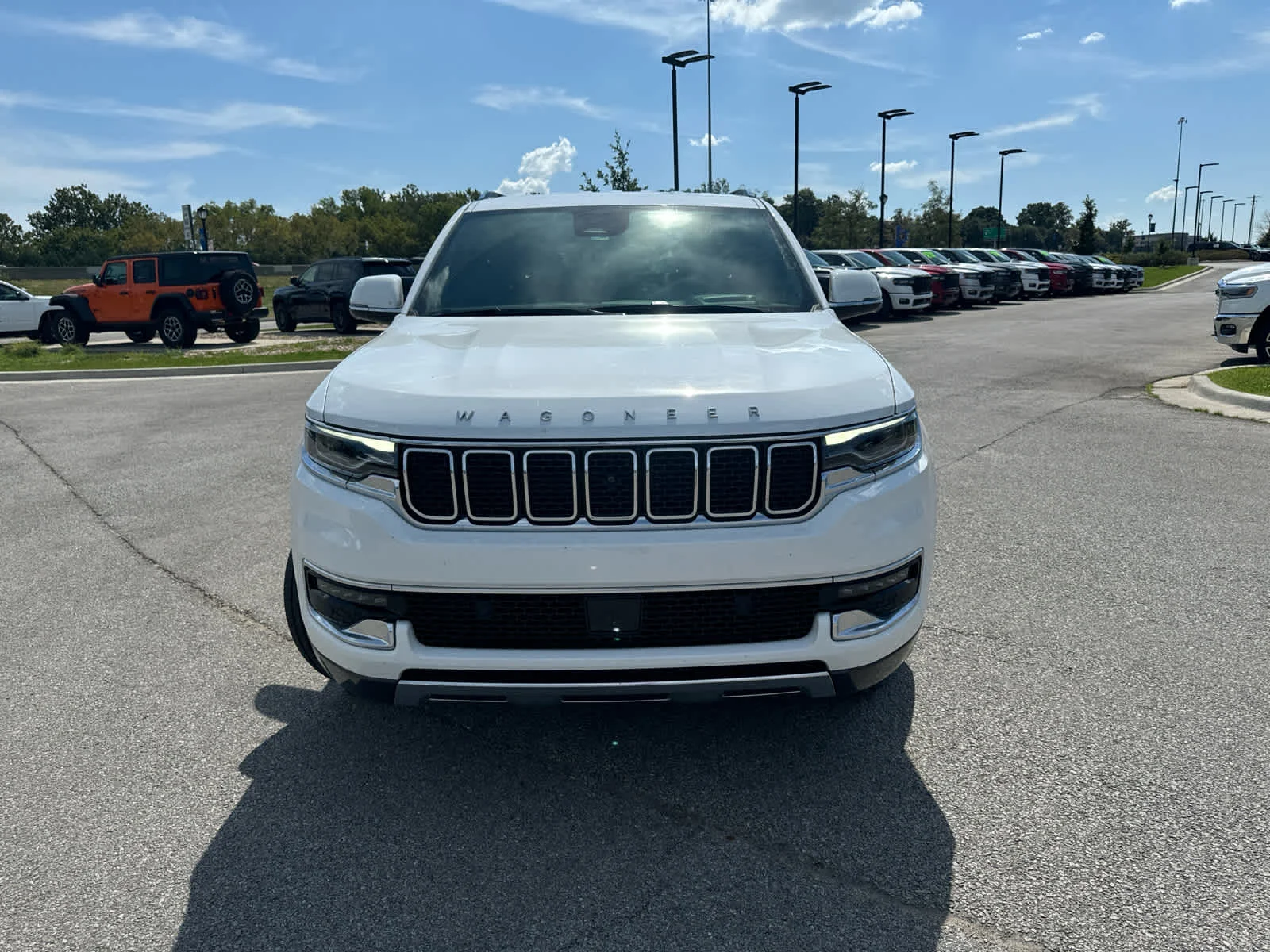Used 2022 Bright White Clearcoat Jeep Series III image 2