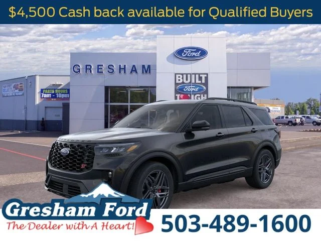 New 2026 Agate Black Metallic Ford ST image 1
