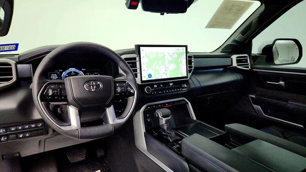 Used 2025 Ice Cap Toyota Platinum Hybrid CrewMax 5.5