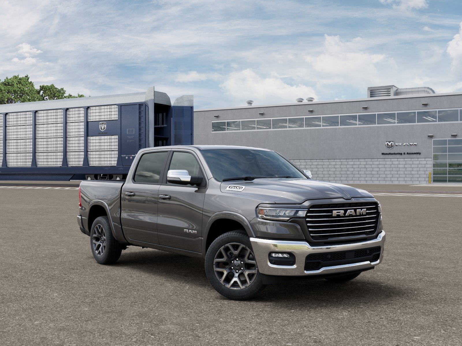 New 2027 Granite Crystal Metallic Clear-Coat Exterior Paint RAM LARAMIE image 3