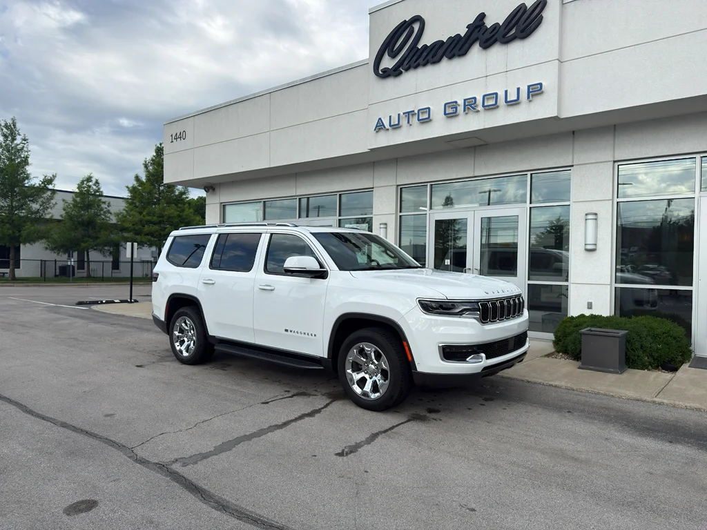 Used 2022 Bright White Clearcoat Jeep Series I image 1