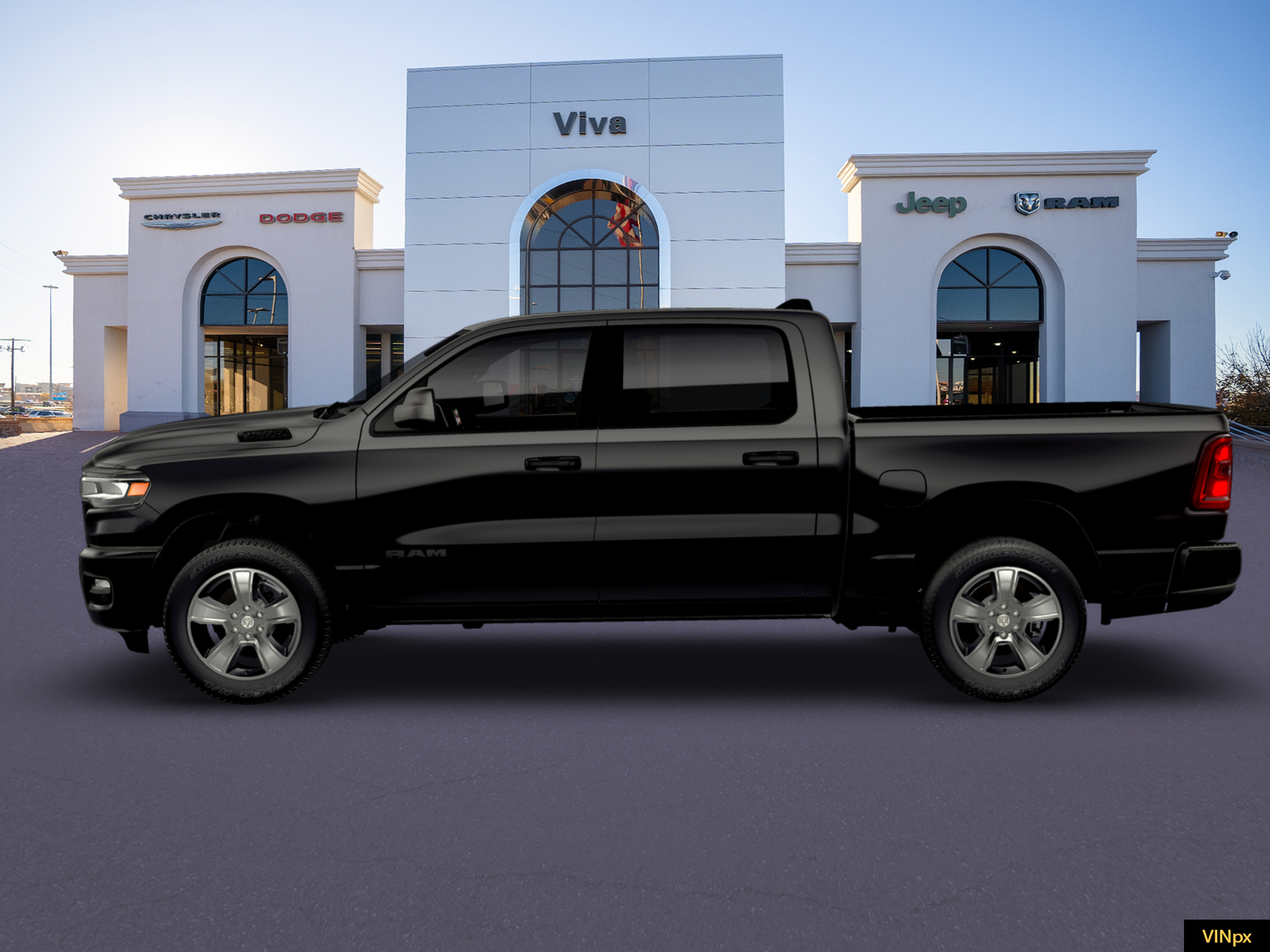 New 2026 Diamond Black Crystal Pearlcoat RAM Express image 3
