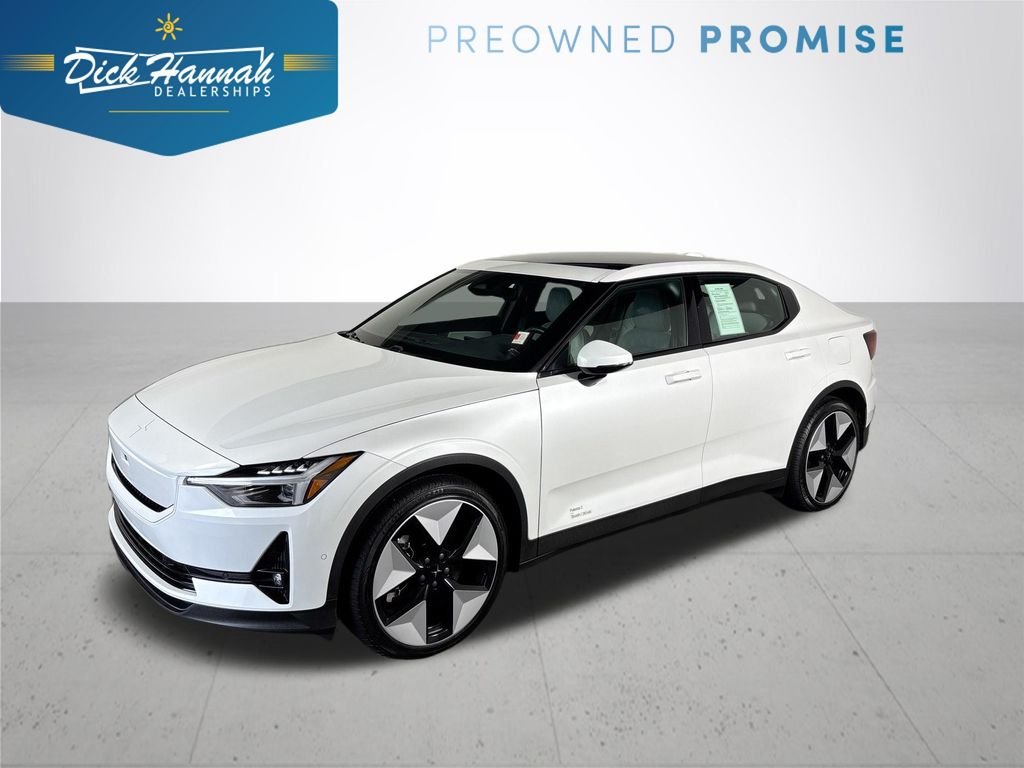 Used 2024 Snow Metallic Polestar Long Range Dual Motor image 1