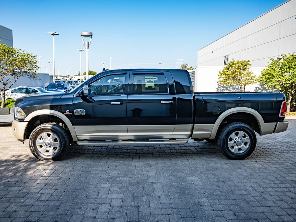 Used 2015 Brilliant Black Crystal Pearlcoat Ram Laramie Longhorn image 8