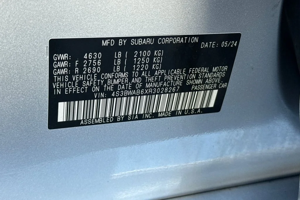 2024 Subaru Legacy Base - Photo 36