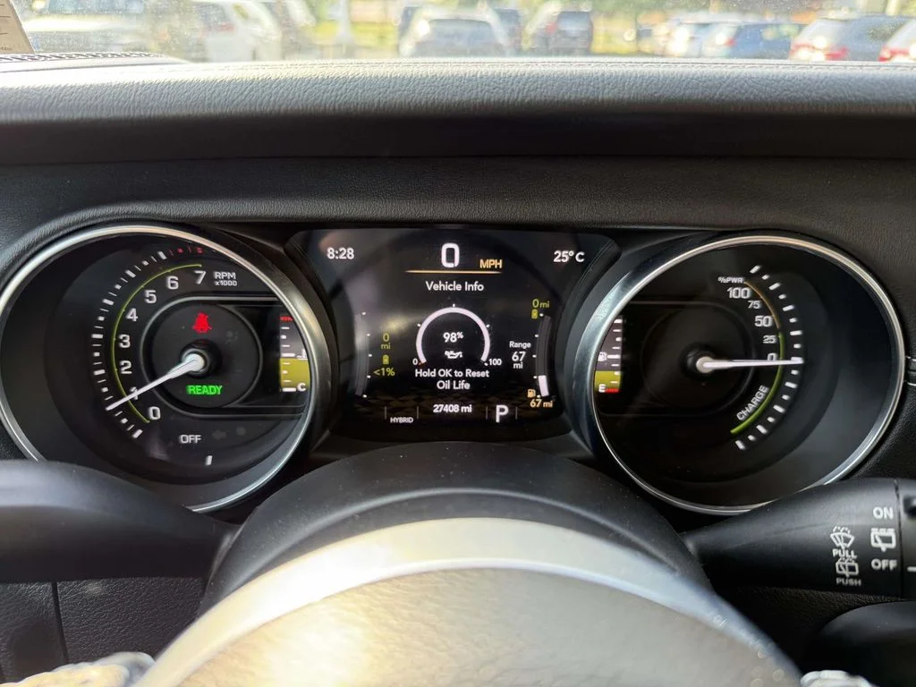 Used 2023 White Jeep Sahara 4xe image 25