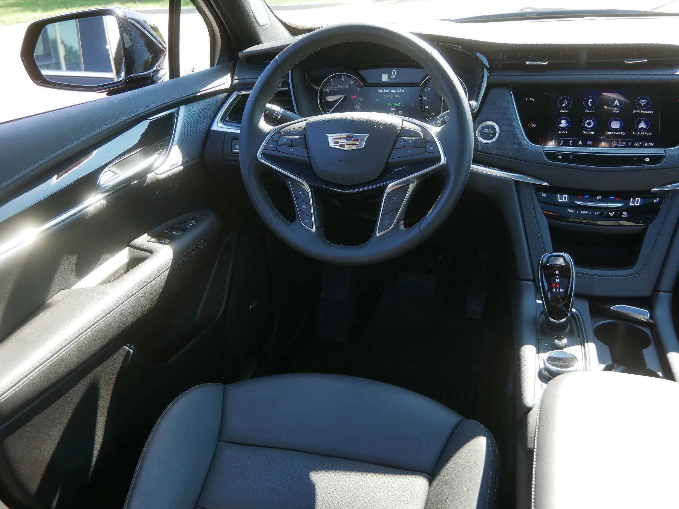 Used 2025 Stellar Black Metallic Cadillac AWD Premium Luxury image 9