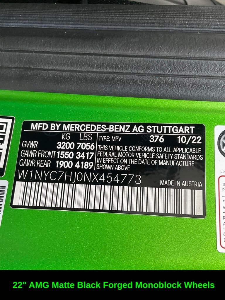 Used 2022 Green Mercedes-Benz G 63 AMG® image 63