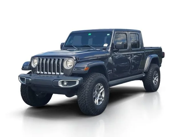 Used 2021 Granite Crystal Metallic Clearcoat Jeep Overland image 3