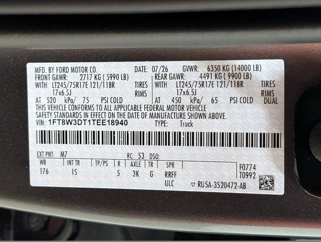 New 2026 Carbonized Gray Metallic Ford F-350® XL image 31