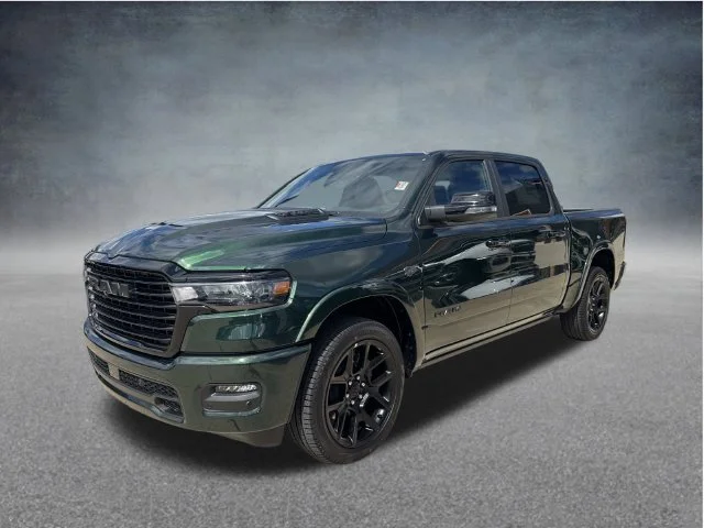 New 2027 Serrano-Green Metallic Exterior Paint RAM Laramie image 7