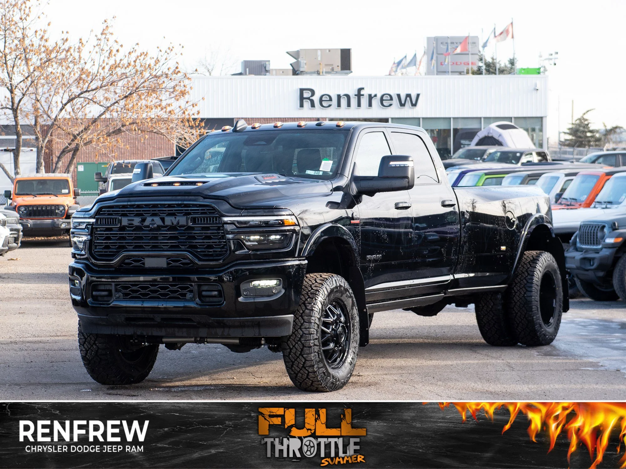 New 2026 Black RAM Limited*, 5 Inch Lift, 37s, Fuel Wheels image 1